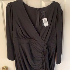 NWT Black Torrid Dress. Fitted w/ zipper back.